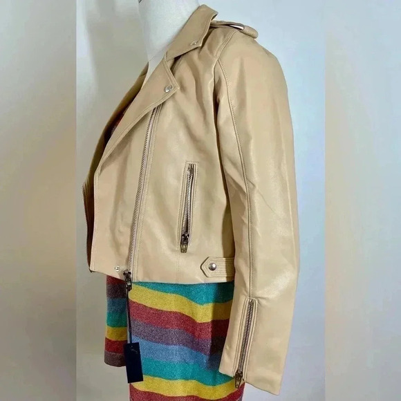 Blank NYC | Head to Toe Jacket | Vegan Leather Moto | Large - Picture 2 of 7